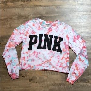 Pink Victoria’s secret crop top bundle
